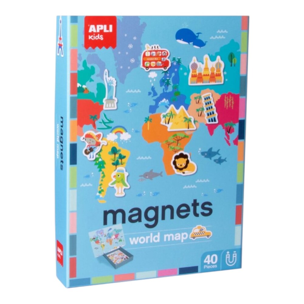 Spel Magnetisch Wereldkaart Spel Magnetisch Wereldkaart