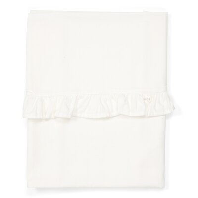 Wieglaken Ruffle 80x100 warm white