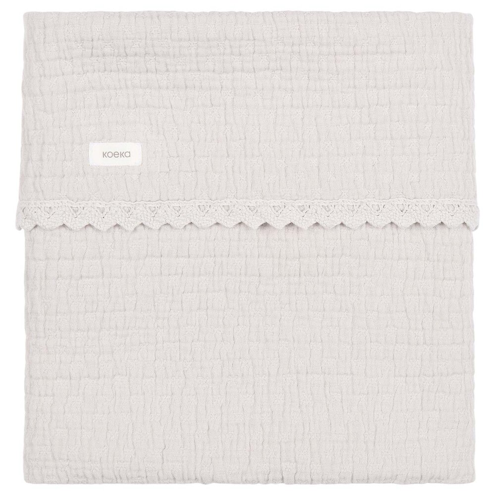 Wiegdeken lace Elba Stone