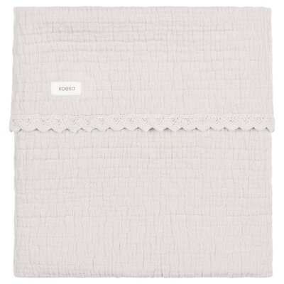 Wiegdeken lace Elba Stone