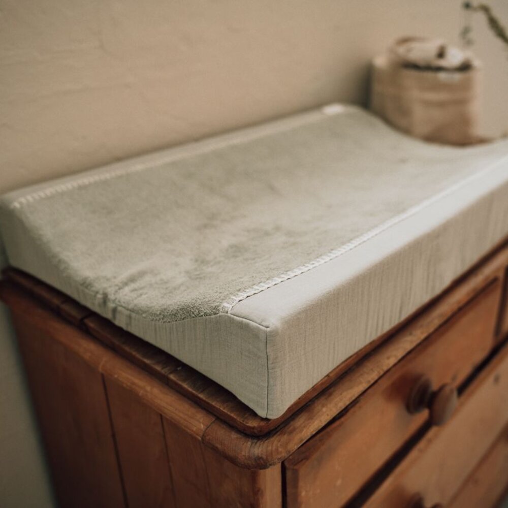 Aankleedkussenhoes Faro 45x73 cm sage