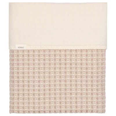 Wiegdeken cotton fleece wafel Amsterdam Crumble