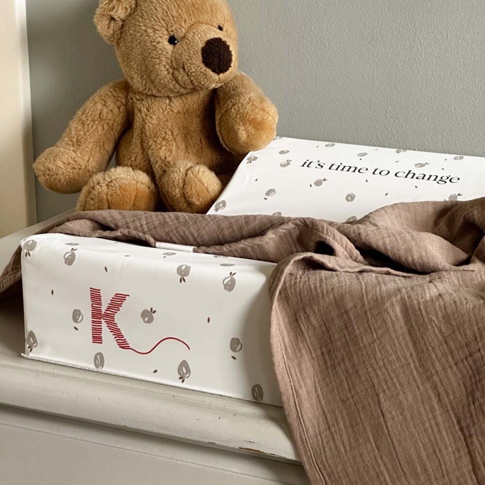 Aankleedkussen Time to Change clay