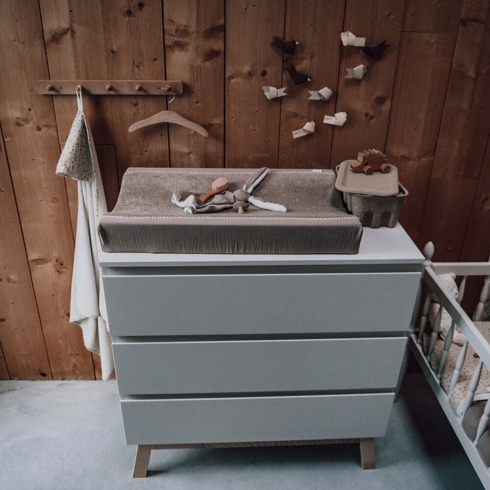 Aankleedkussenhoes Faro 45x73 cm caffe