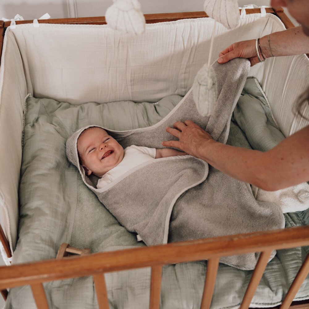 Omslagdoek newborn Dijon Daily clay