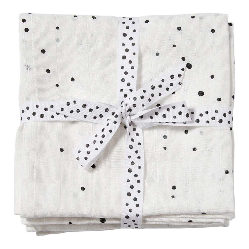 Tetradoeken 2-pack Dreamy dots White
