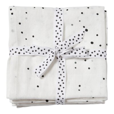Tetradoeken 2-pack Dreamy dots White Tetradoeken 2-pack Dreamy dots White