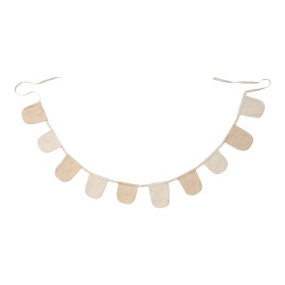 Slinger met vlaggetjes Pure Soft Beige Slinger met vlaggetjes Pure Soft Beige