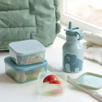 Snack box set 3pc - Dear friends Blue