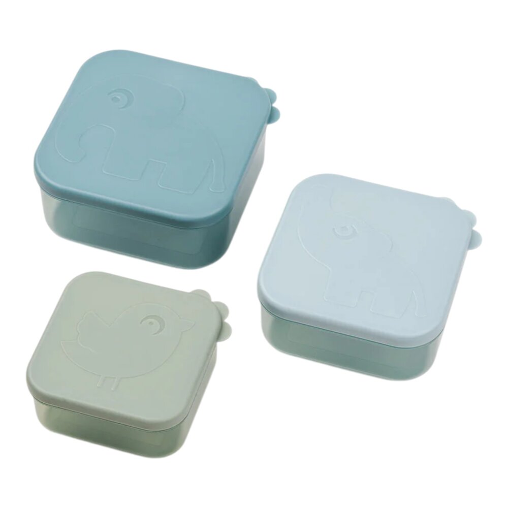 Snack box set 3pc - Dear friends Blue