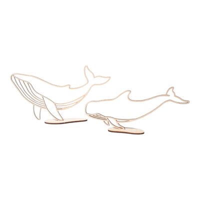 In de oceaan - Walvis - duo 25x25