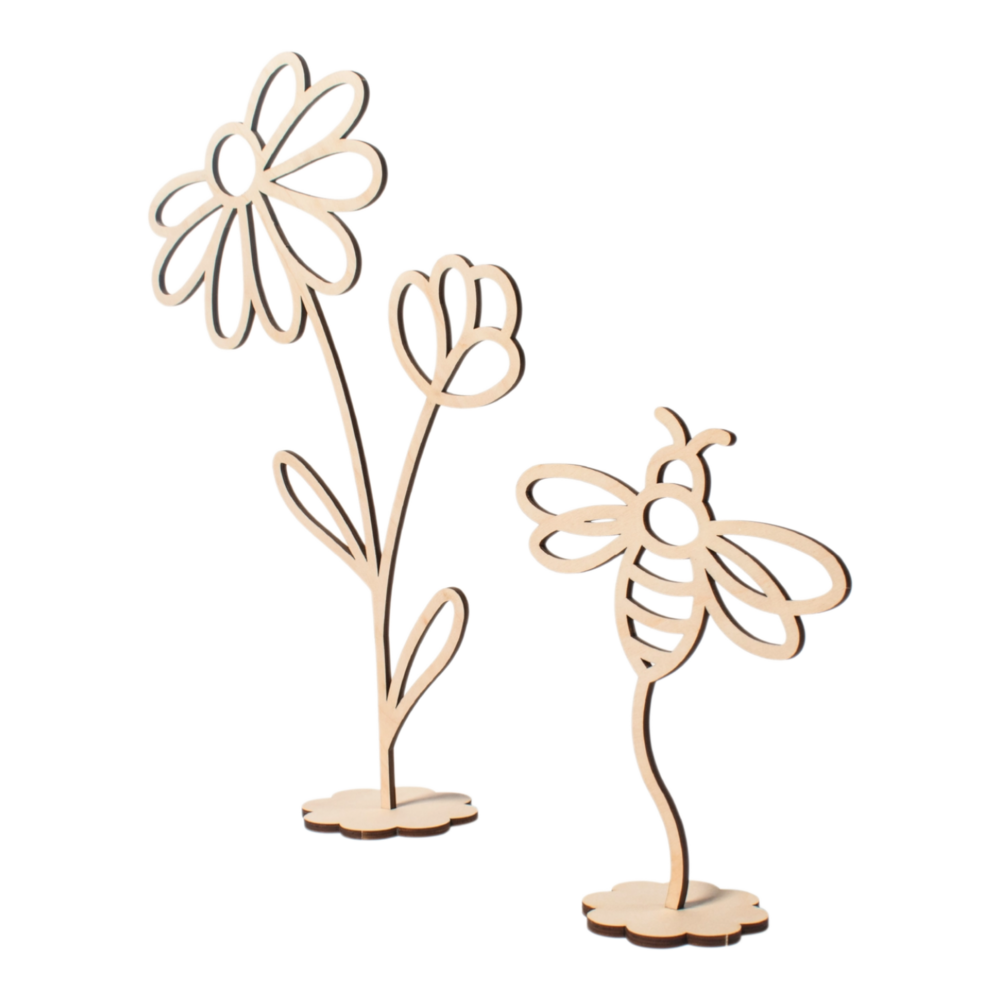 Tussen de bloemen - Bij - vlucht 25x25 Tussen de bloemen - Bij - vlucht 25x25