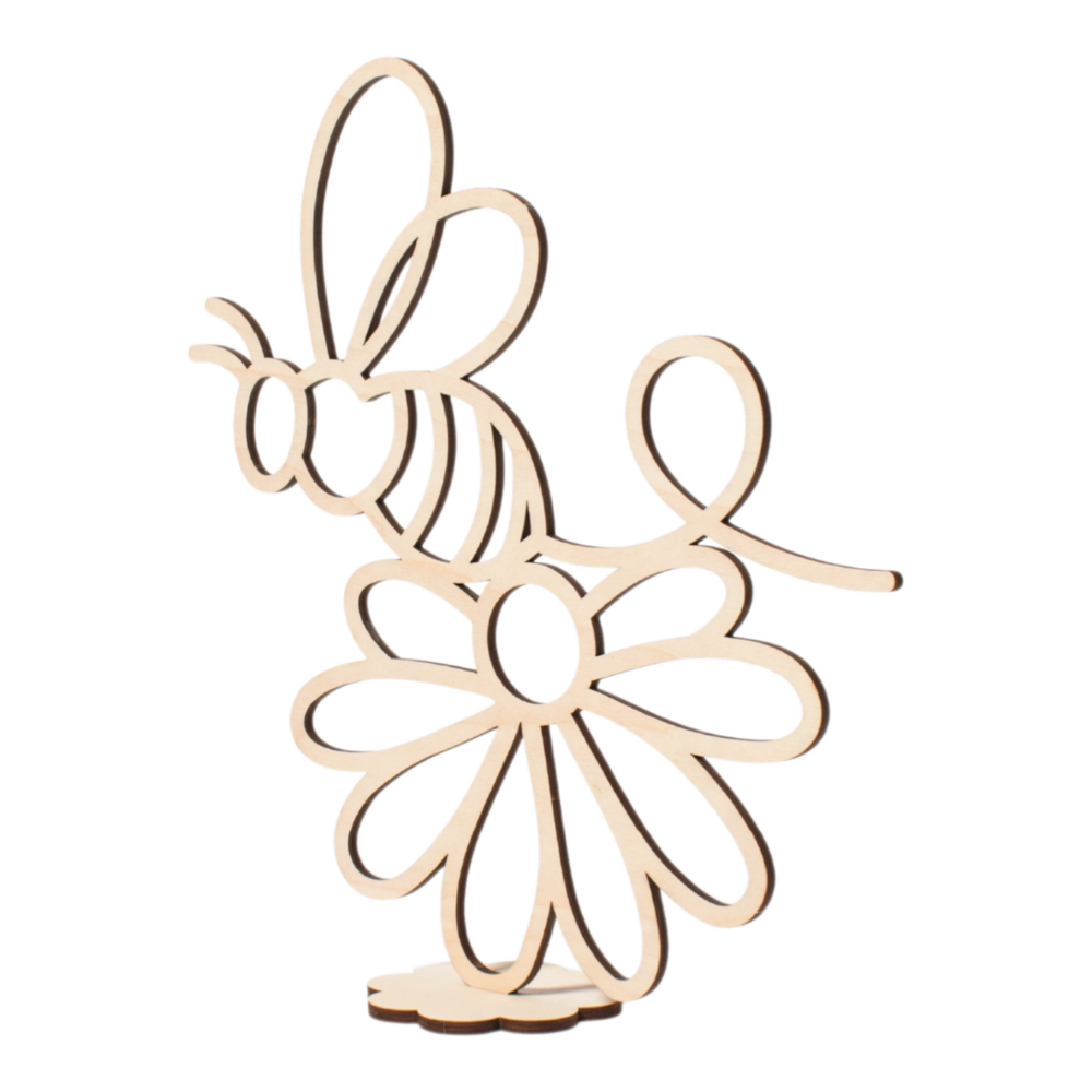 Tussen de bloemen - Bij - rust 25x25 Tussen de bloemen - Bij - rust 25x25