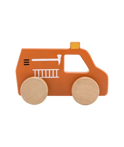 Houten brandweerwagen Houten brandweerwagen