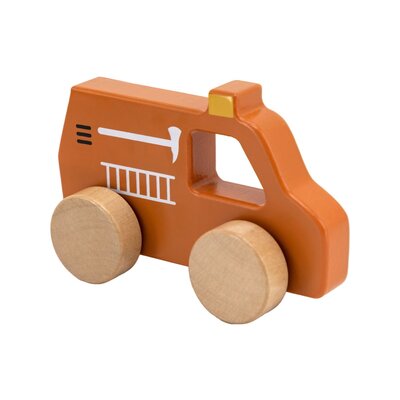 Houten brandweerwagen