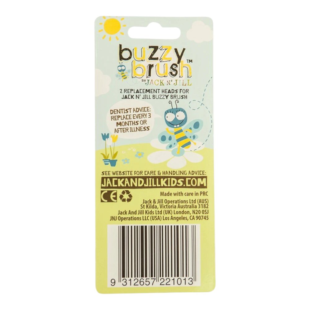 Opzetborstel voor elektrische tandenborstel 2 stuks voor Buzzy