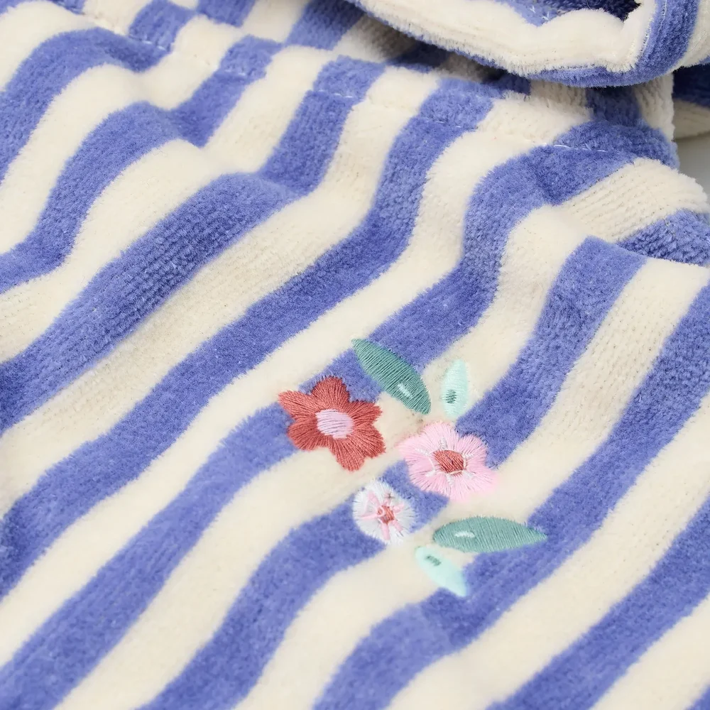 Beach Poncho Dreamy Purple Stripe