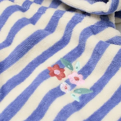 Beach Poncho Dreamy Purple Stripe