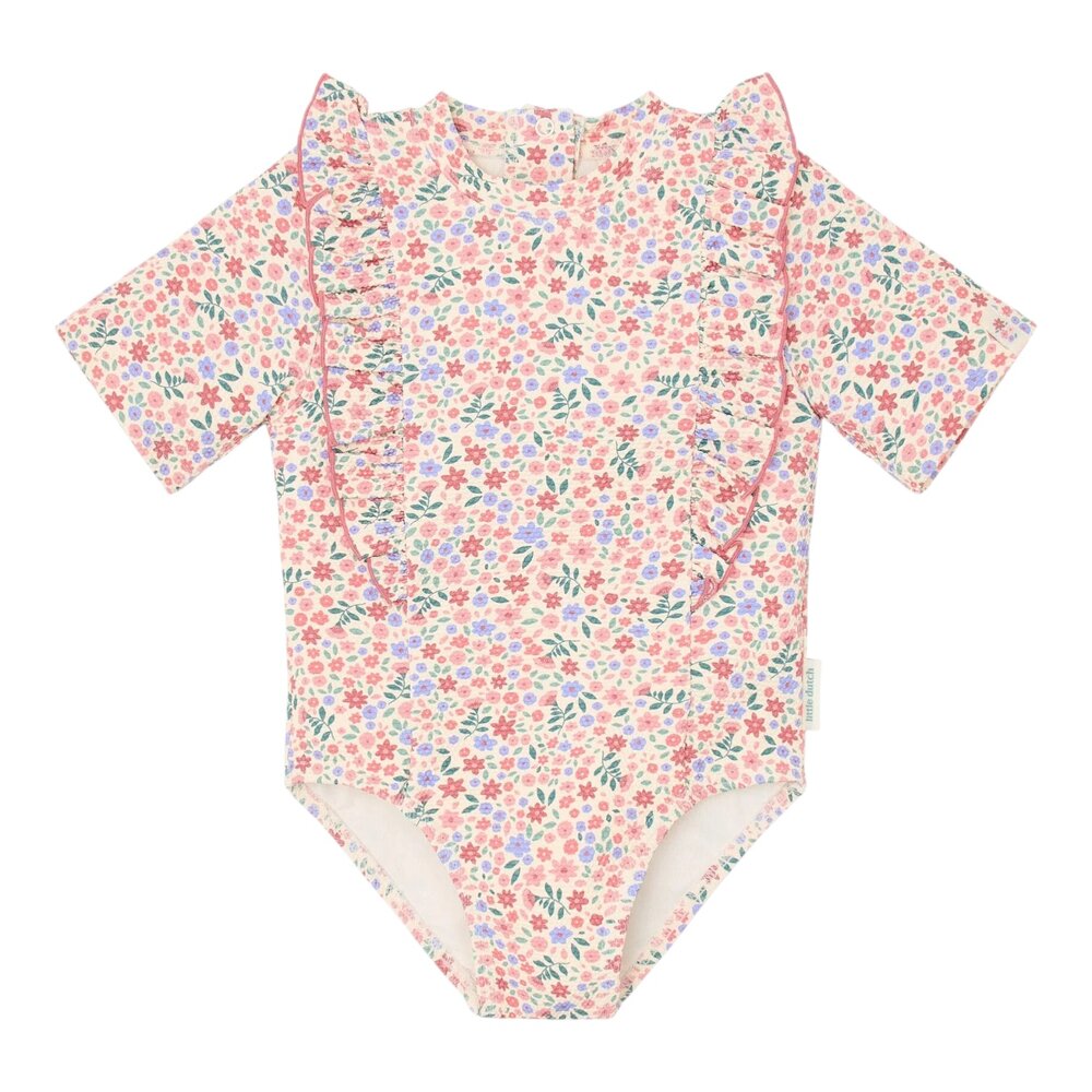 Zwempak korte mouwen Dreamy Flowerfield