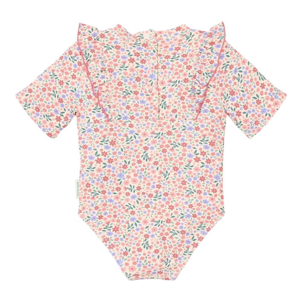 Zwempak korte mouwen Dreamy Flowerfield
