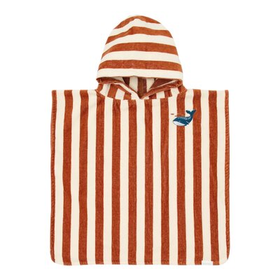 Beach Poncho Ocean World Brown Stripe Beach Poncho Ocean World Brown Stripe
