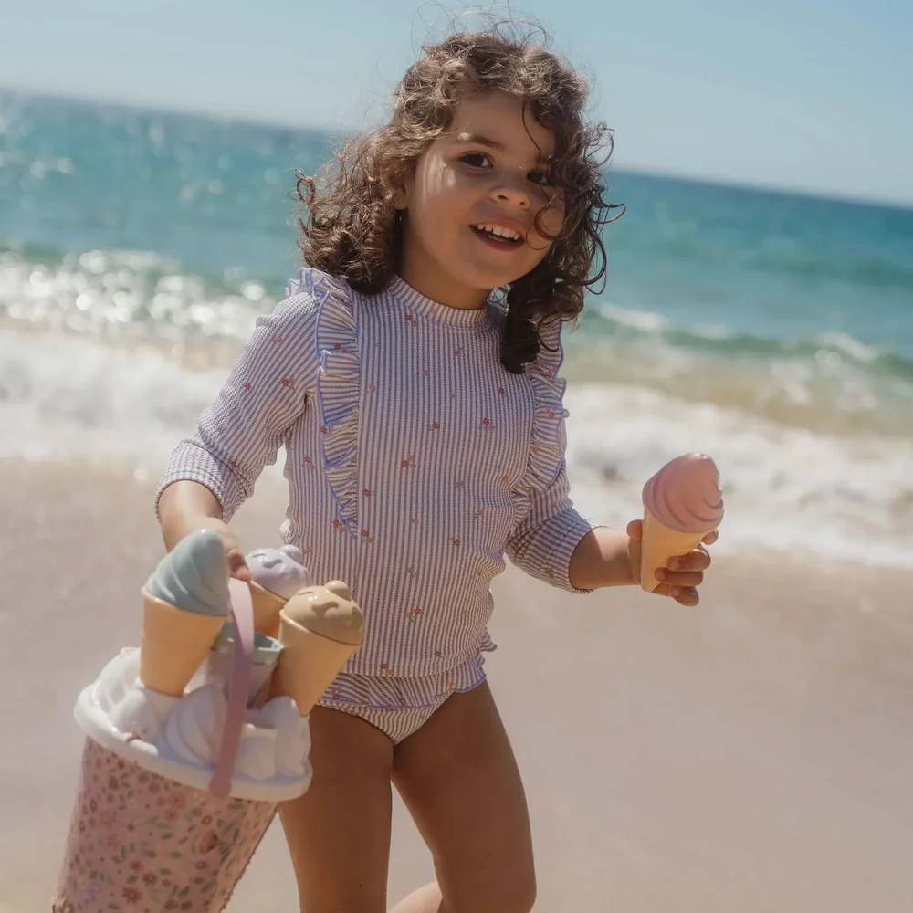 Ruffle Swim Bottoms Dreamy Stripes Ruffle Swim Bottoms Dreamy Stripes