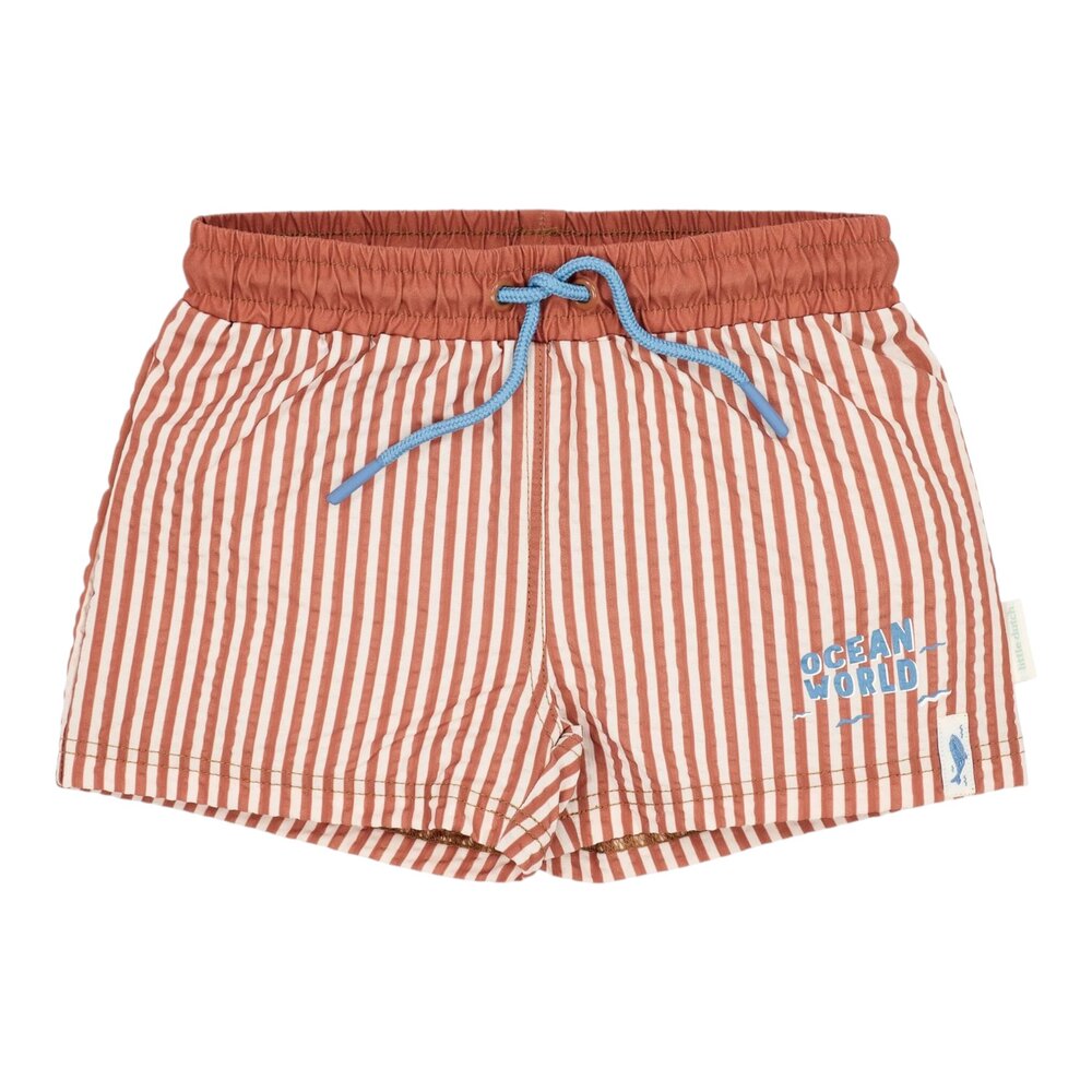 Zwemshort Ocean Brown Stripes
