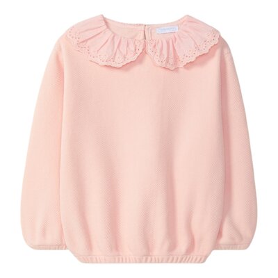 Sweatshirt w/ collar Pink Sweatshirt w/ collar Pink
