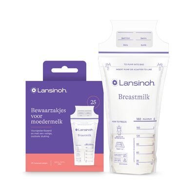 Bewaarzakjes voor moedermelk 25 stuks Bewaarzakjes voor moedermelk 25 stuks