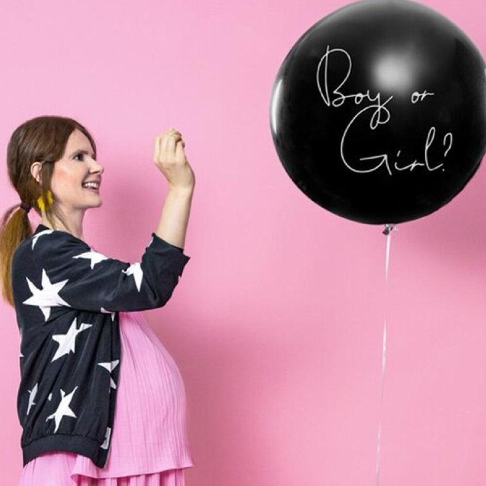 Gender reveal ballon - Confetti - Ø1m Meisje Gender reveal ballon - Confetti - Ø1m Meisje