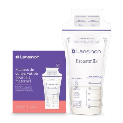 Bewaarzakjes voor moedermelk 50 stuks Bewaarzakjes voor moedermelk 50 stuks