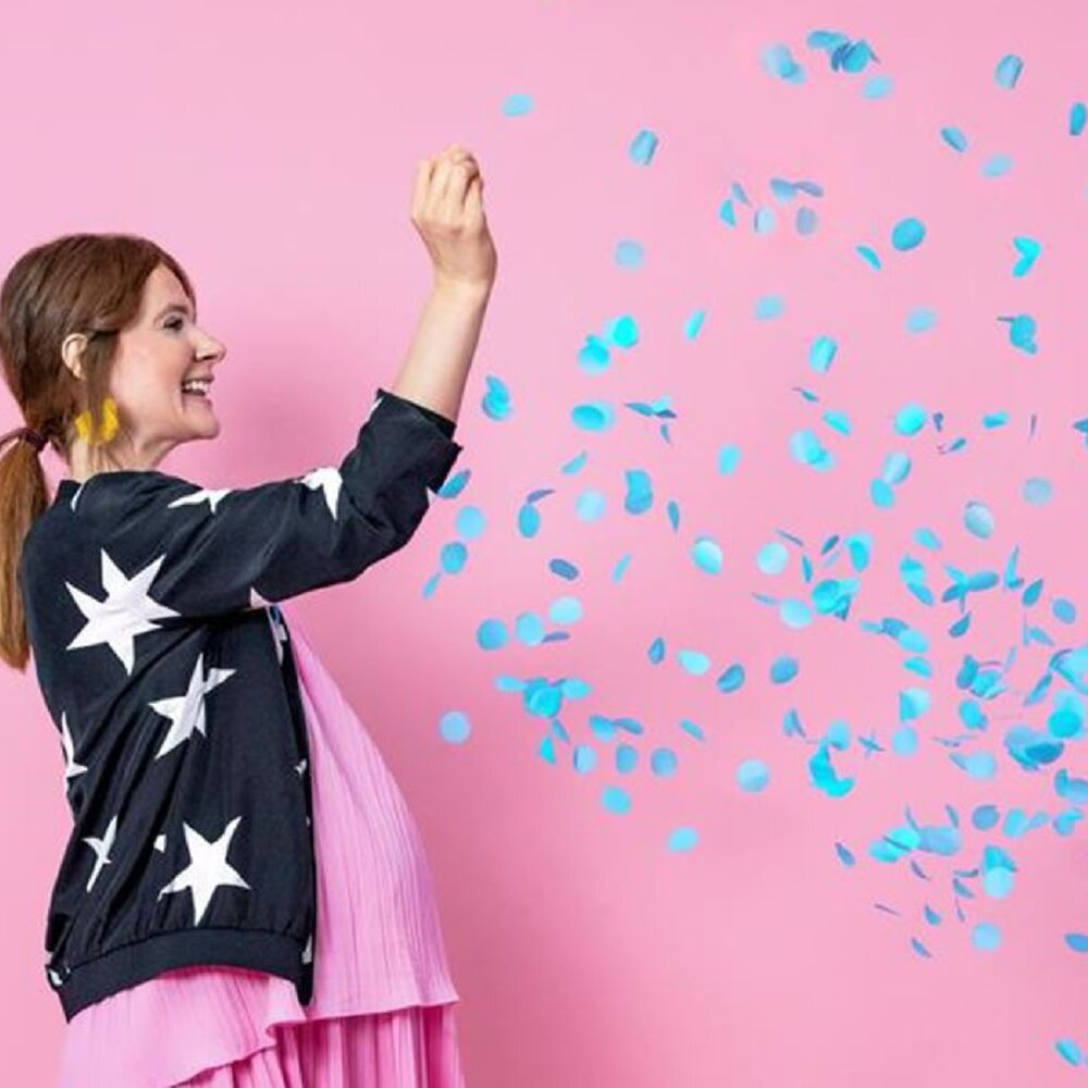 Gender reveal ballon - Confetti - Ø1m Jongen Gender reveal ballon - Confetti - Ø1m Jongen