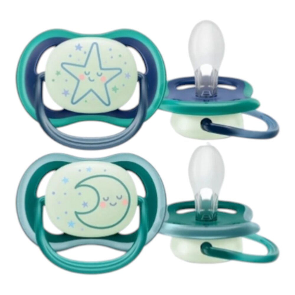 Fopspeen +6M Air Night Boy