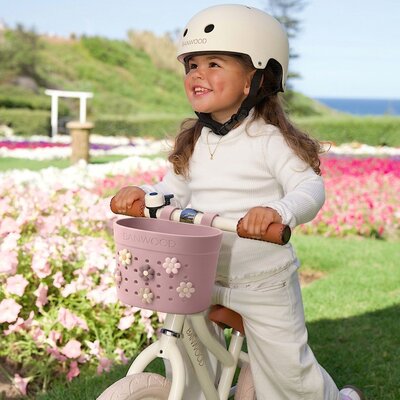 Pin & Ride fietsmandje Dusty rose