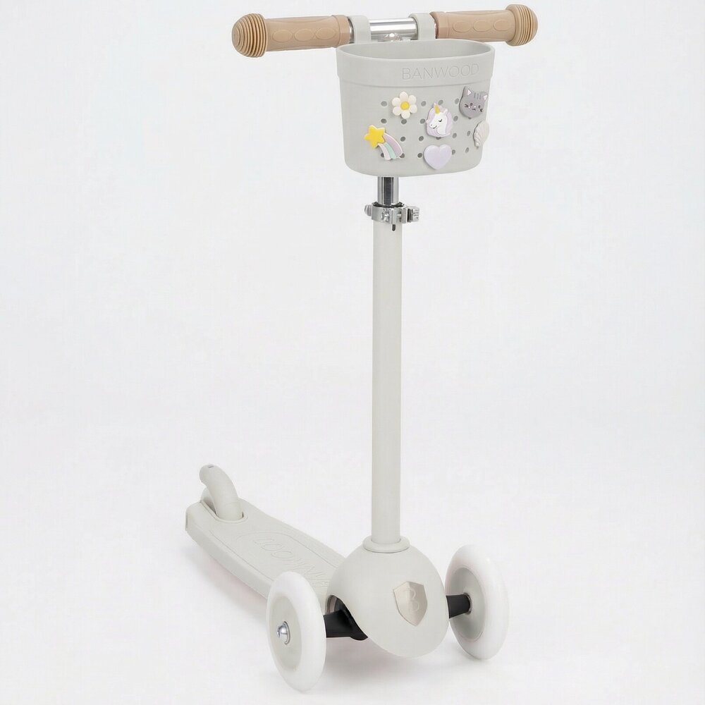 Pin & Ride fietsmandje Ivory