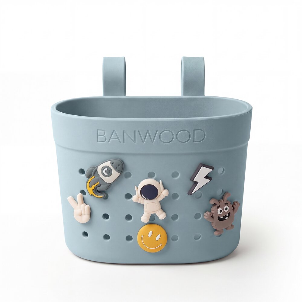 Pin & Ride fietsmandje Teal