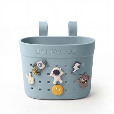 Pin & Ride fietsmandje Teal