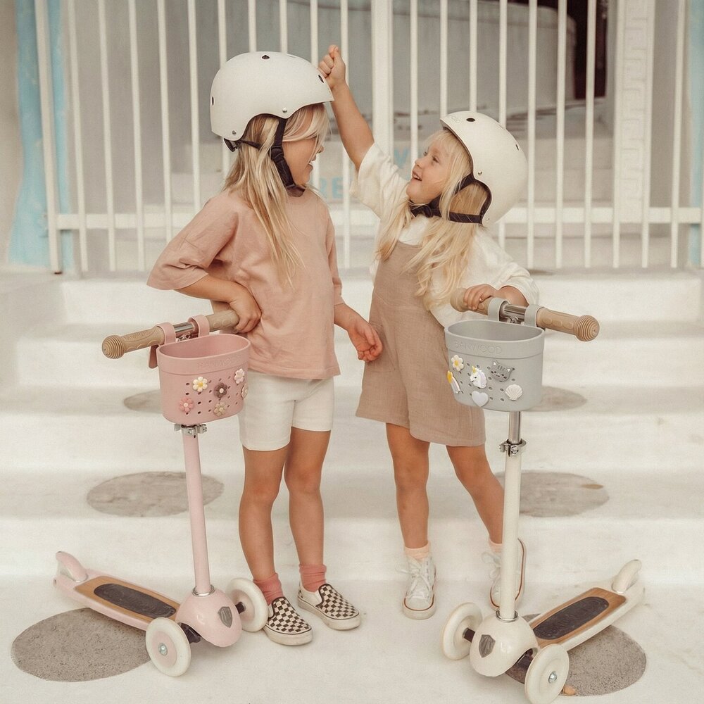 Pin & Ride fietsmandje Ivory