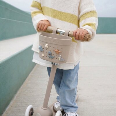 Pin & Ride fietsmandje Sand