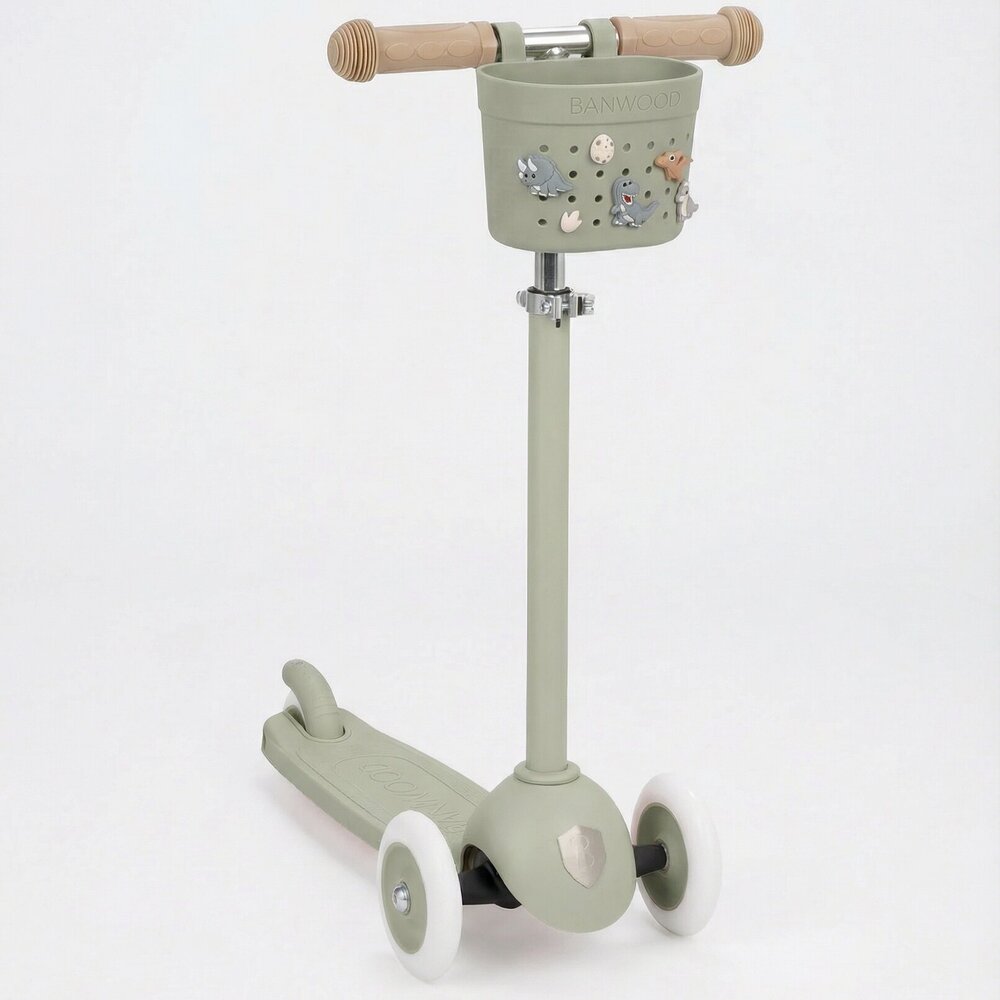 Pin & Ride fietsmandje Olive