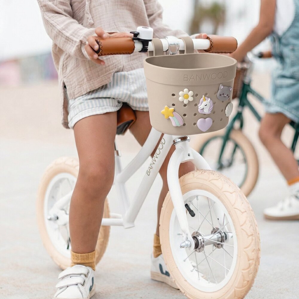 Pin & Ride fietsmandje Sand