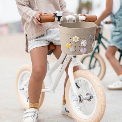 Pin & Ride fietsmandje Sand