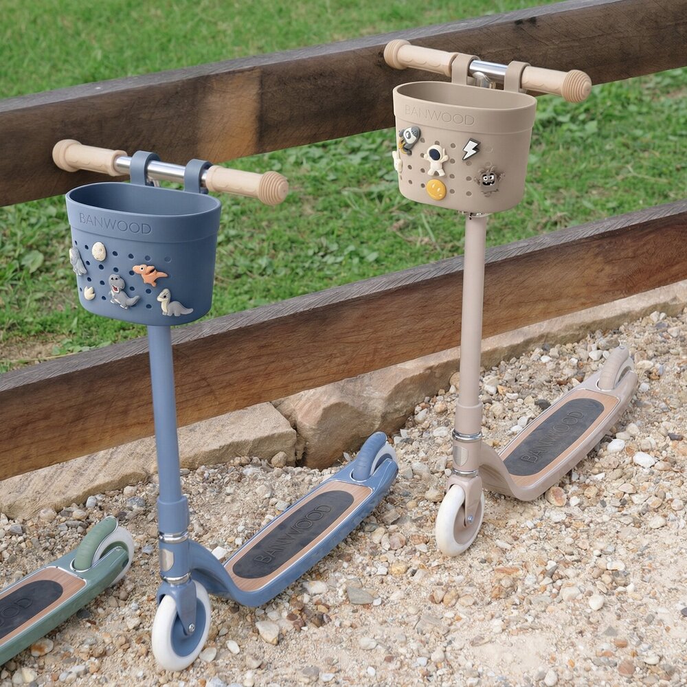 Pin & Ride fietsmandje Sand