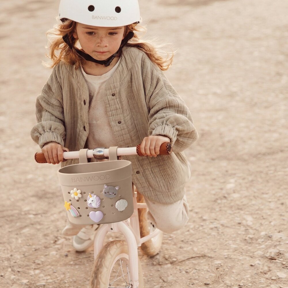 Pin & Ride fietsmandje Sand