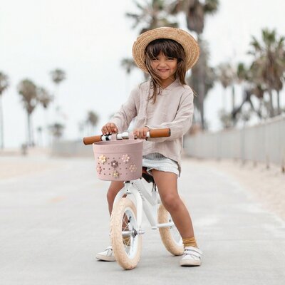 Pin & Ride fietsmandje Faded Pink