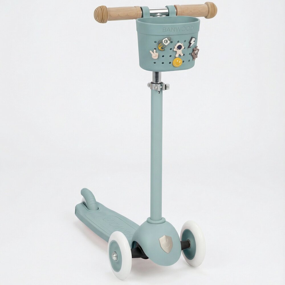 Pin & Ride fietsmandje Teal