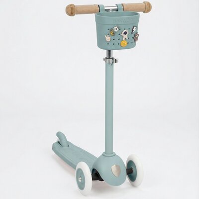 Pin & Ride fietsmandje Teal