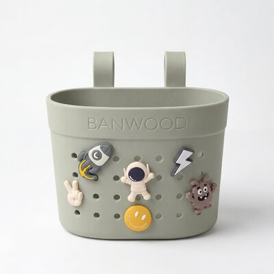 Pin & Ride fietsmandje Olive