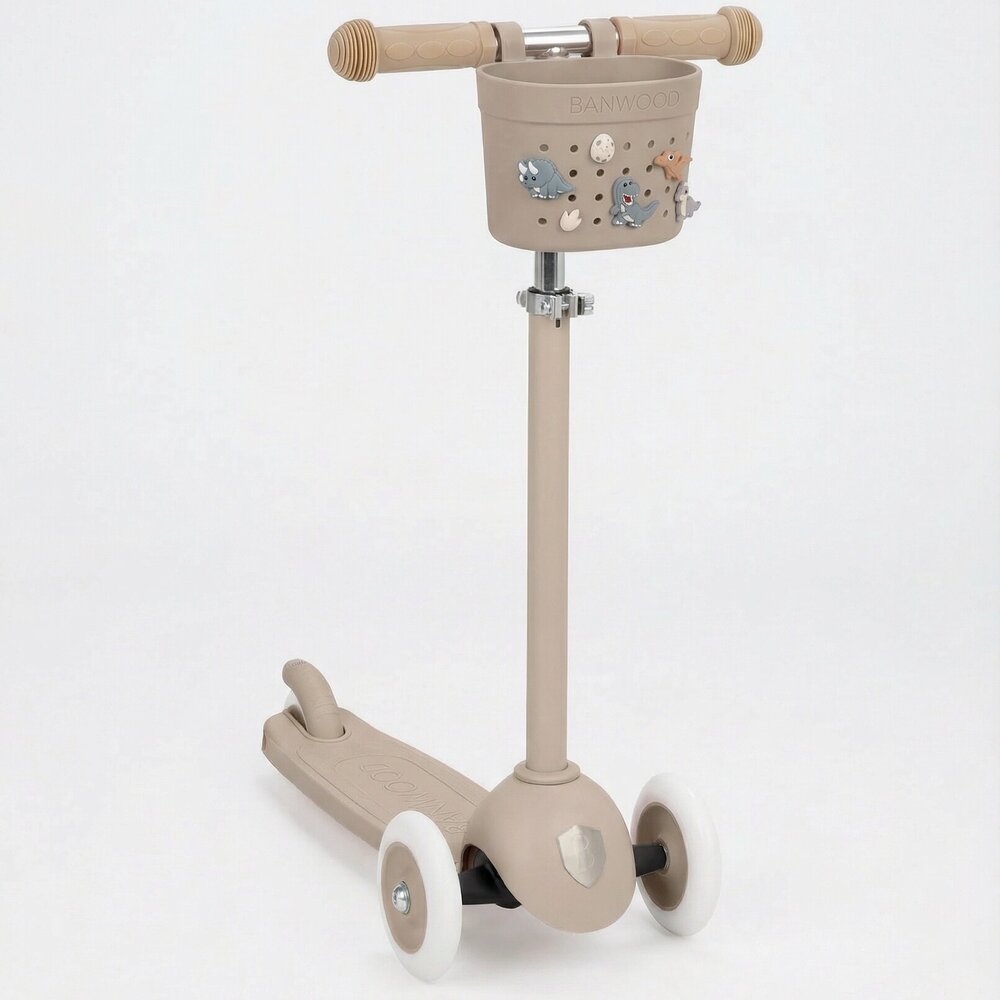 Pin & Ride fietsmandje Sand