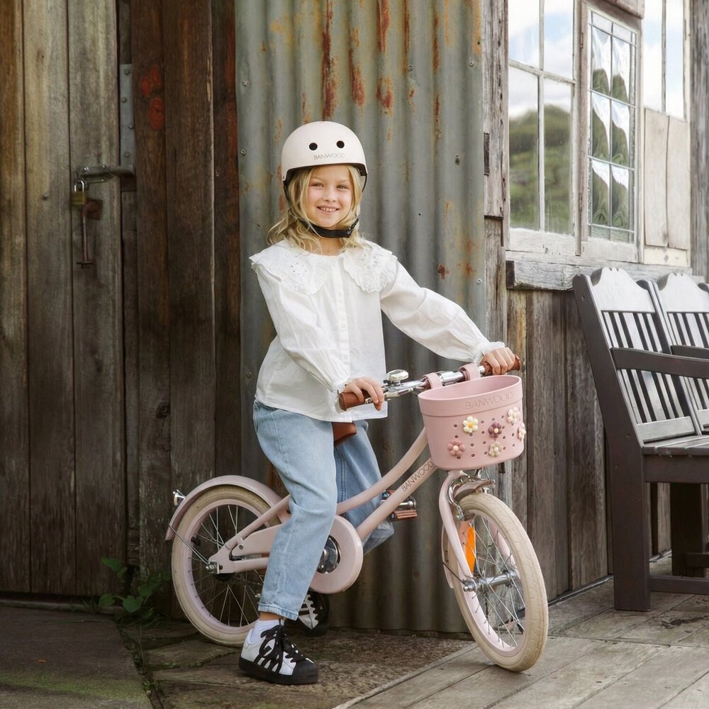 Pin & Ride fietsmandje Dusty rose